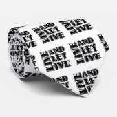 Live-12-Step-Erholung-Slogan-Angebot Gelassen Krawatte (Gerollt)