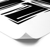 Live-12-Step-Erholung-Slogan-Angebot Gelassen Poster (Ecke)