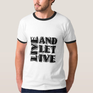 Live-12-Step-Erholung-Slogan-Angebot Gelassen T-Shirt