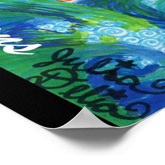 "Live" 20" x 28" Poster (Ecke)