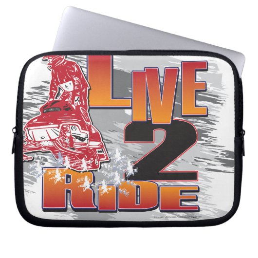 LIVE-2-RIDE-SLED LAPTOPSCHUTZHÜLLE (Vorderseite)
