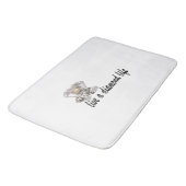 Live a Diamond Life Badematte (Schrägansicht)