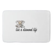Live a Diamond Life Badematte (Vorderseite)