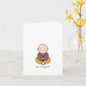 Live a happy life karte (Gelbe Blume)