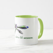 Live a Life Uncommon - Dragonfly-Tasse Tasse (VorderseiteRechts)