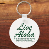 Live Aloha Design Items von Paul Klink Schlüsselanhänger (Vorderseite)