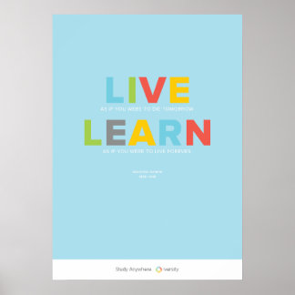 Live and Learn Poster