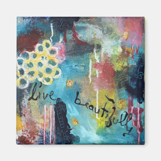 Live Beautiful Magnet (Vorne)