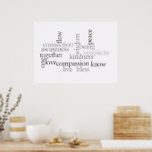 Live-Bewusstsein Poster (Küche)