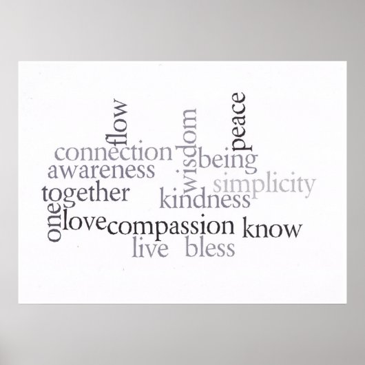 Live-Bewusstsein Poster (Vorne)