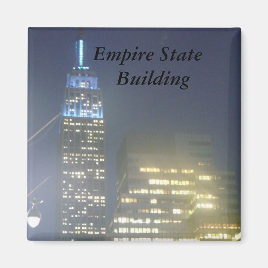 Live-Bild des Magneten des Empire State Gebäude Magnet (Vorne)