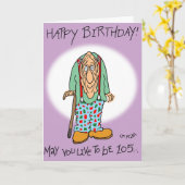 Live bis 105 karte (Gelbe Blume)