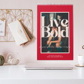 Live Bold | Moderner Motivierend Foto Kalender