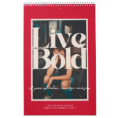 Live Bold | Moderner Motivierend Foto Kalender (Titelbild)