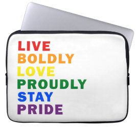 Live Bolly Liebe stolz StayPride Electronics Bag Laptopschutzhülle