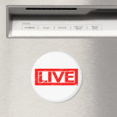 Live-Briefmarke Magnet (In Situ (Geschirrspüler))