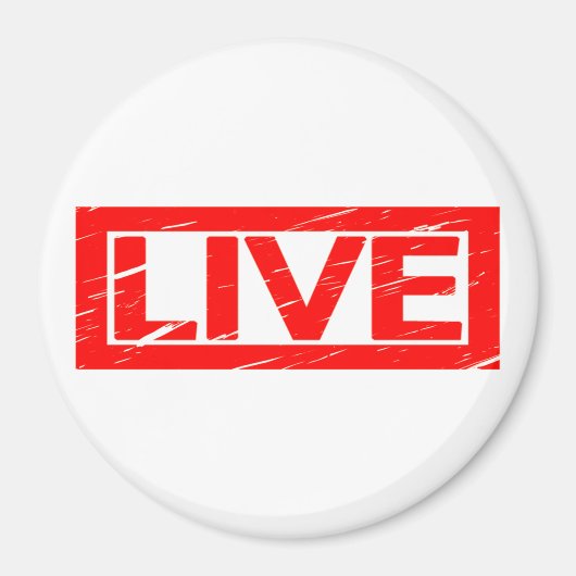 Live-Briefmarke Magnet (Vorne)