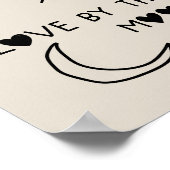 Live by the sun Love by the moon Poster (Ecke)