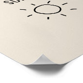 Live By the Sun Poster (Ecke)