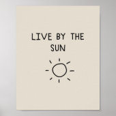 Live By the Sun Poster (Vorne)