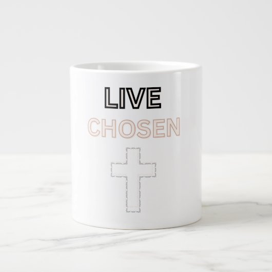 Live Choice Jumbo-Tasse (Vorderseite)