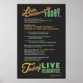 Live Deliberation: Ein Manifest Poster (Vorne)