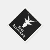 Live Delivery Black Phillip Cocktail Serviette (Ecke)