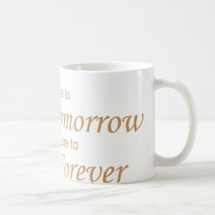 Live - Die morgen gelb Kaffeetasse