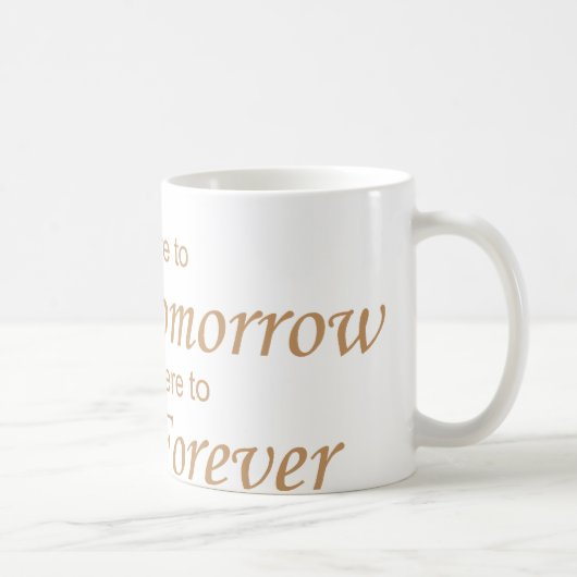 Live - Die morgen gelb Kaffeetasse (Rechts)