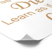 Live - Die morgen gelb Poster (Ecke)