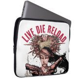 Live Die Notebook-Hülle Laptopschutzhülle (Vorne Rechts)