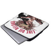 Live Die Notebook-Hülle Laptopschutzhülle (Vorne Knopf)