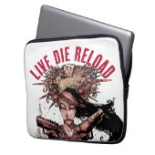 Live Die Notebook-Hülle Laptopschutzhülle (Vorderseite Links)