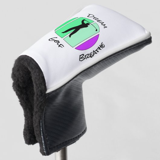 Live, dream, breathe golf golf headcover (3/4 Vorderseite)