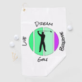 Live, dream, breathe golf golfhandtuch (Insitu)
