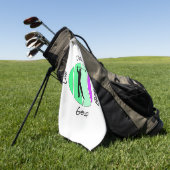 Live, dream, breathe golf golfhandtuch (Gras)