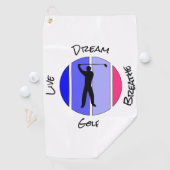 Live, dream, breathe golf golfhandtuch (Insitu)