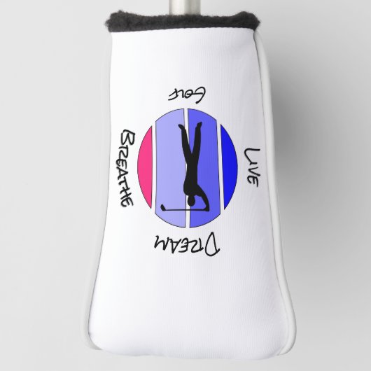 Live, dream, breathe golf headcover (Rotieren 90)