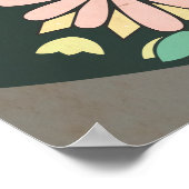 Live-Drucken Poster (Ecke)