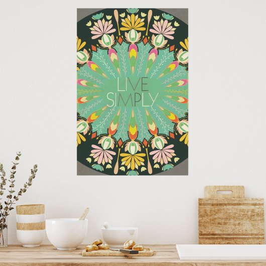 Live-Drucken Poster (Küche)