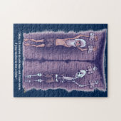 Live ein kleines dunkles blaues Puzzle (Horizontal)