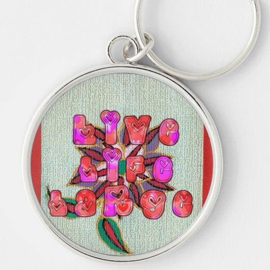 Live Experience Life Große Geschenke.jpg Schlüsselanhänger (Vorne)