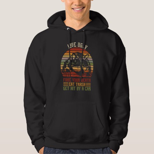 Live-Fakes Ihr Todestrakt wird von einem Auto oder Hoodie (Vorderseite)