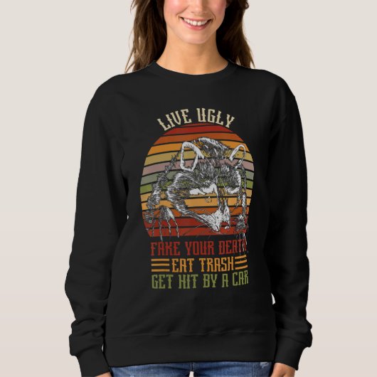 Live-Fakes Ihr Todestrakt wird von einem Auto oder Sweatshirt (Vorderseite)