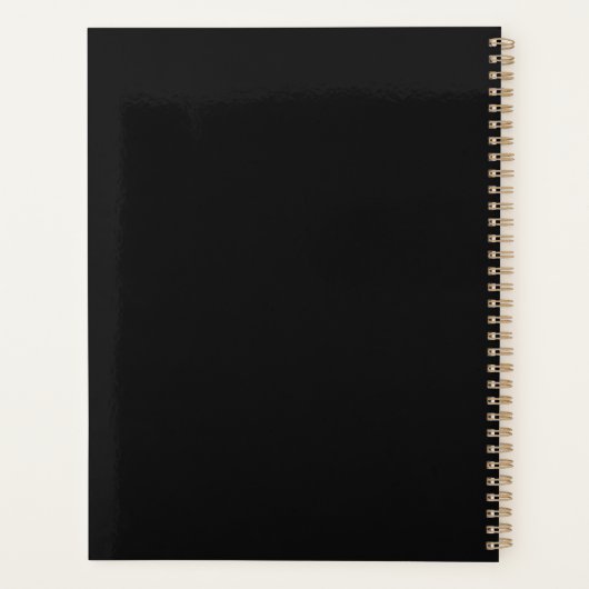 Live Fast Bark Loud - Pitbull Riding Motorrad Planer (Rückseite)