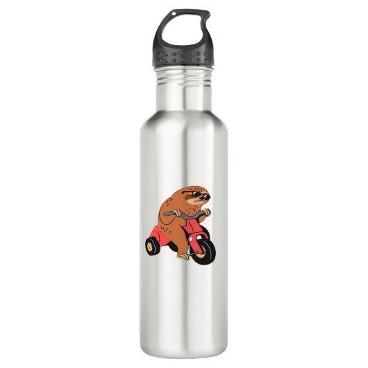 Live Fast Die Eventually Oversized T-Shirt Edelstahlflasche (Vorderseite)