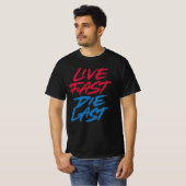 Live-Fast die T-Shirt (Vorne ganz)