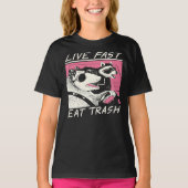 Live Fast! Eat Trash! Classic T-Shirt (Vorderseite)