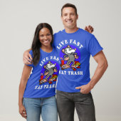 Live Fast essen Trash Opossum Funny Garbage Junk T-Shirt (Unisex)