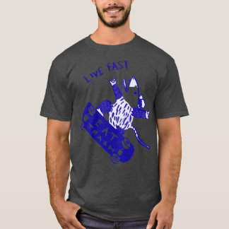 Live Fast essen Trash T-Shirt